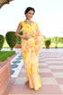 MULMUL CANNA LILY CHIFFON SAREE MULMUL CANNA LILY CHIFFON SAREE